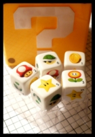 Dice : Dice - Game Dice - Yahtzee Super Mario Collectors Edition - USAopoly and Hasbro 2010 - Gift From Charlotte and Libby June 2011